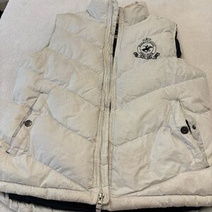 Beverly Hills Polo Club Off-White Puffer Vest